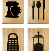 Kitchen Decor Plaque Set