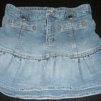 Denim Skirt with Built in Shorts-The Children's Place Size 12