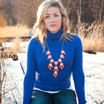 Salmon Bubble Necklace