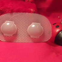 Pair mini goldfish bowls