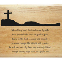 Be Still My Soul Hymn Plaque