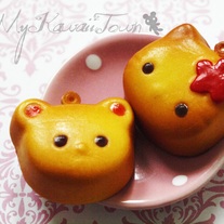 Hello-Kitty & Teddy Mooncake Squishies
