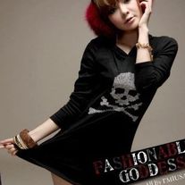 Sudadera Vestido Calavera / Sweatshirt Dress Skull 2WH016