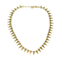 Spikes Necklace - Gold