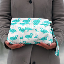 Small Pleated Clutch