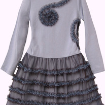 Isobella & Chloe Blue Moon Twirl Tutu Dress