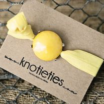 knotie bubble original - yellow w/silver