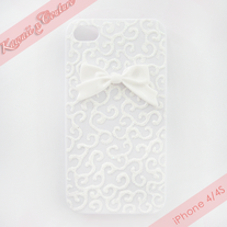 Pretty Glitter Swirls iPhone 4/4S Case