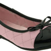 L'amour Quilted Mary Jane Pink flat