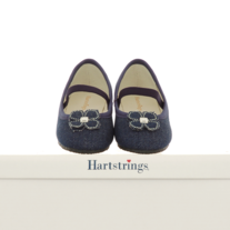 Hartstrings Denim Flower Flat