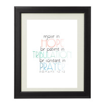 Romans 12:12 (8x10)