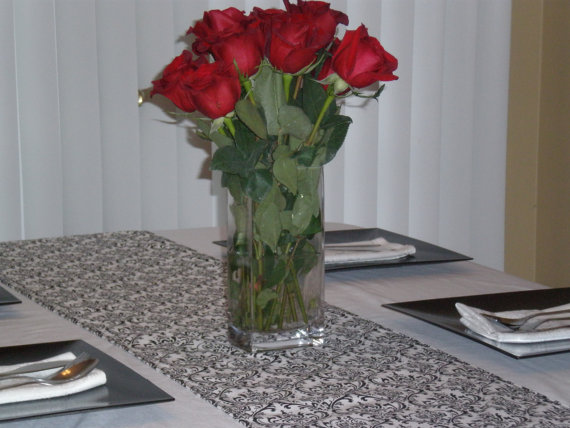 damask Table rentals  for Pinterest table Wedding Damask Runners runner For