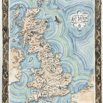 A Wizarding Guide to Great Britain Map