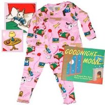 Books To Bed- Girls Goodnight Moon PJ & Book Set