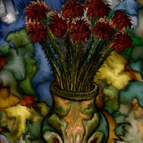 Flower Vase - digital art