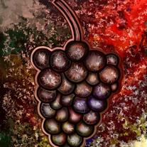 Grapes - digital art