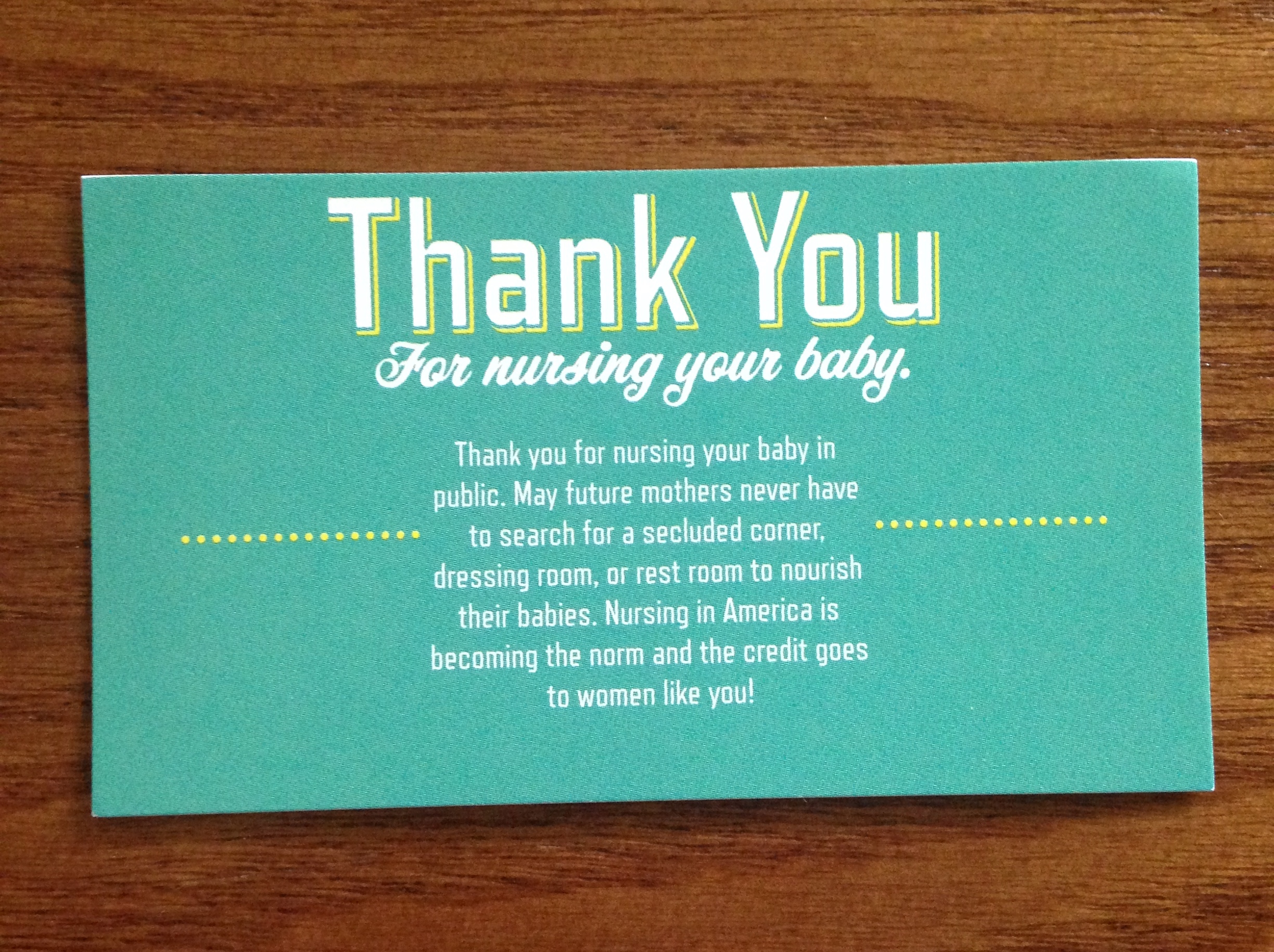 Thank you cards on Storenvy