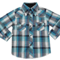 Knuckleheads Rockabilly Blue Plaid Shirt