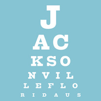 Jax Eye Chart Print
