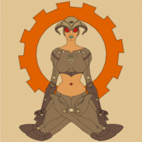 "ROBO" Eye Gaze Art Print