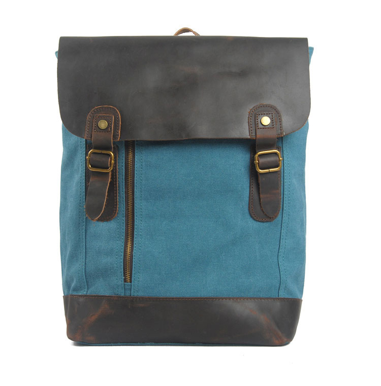 canvas zipper backpack