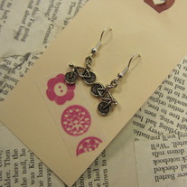 Bicycle Earrings
