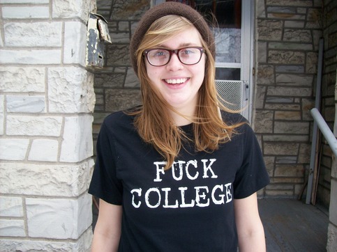 World Wide Dirt "Fuck College" T Shirt