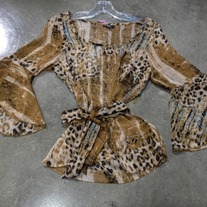 Animal Print Tan/Brown 