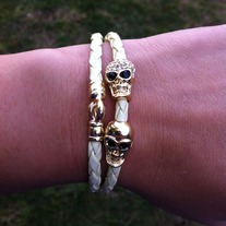 Yellow Skull Bracelet 