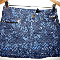 Studded Denim Skirt 