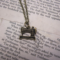 Singer Sewing Machine Necklace