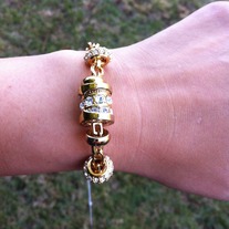 Chanel Inspired Gold Bracelet 