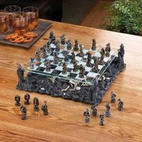 Two Tier Dragon Chess Set