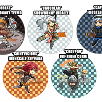 LoL Signature Button Set