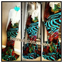 "KONCRETE JUNGLE" MERMAID SKIRT