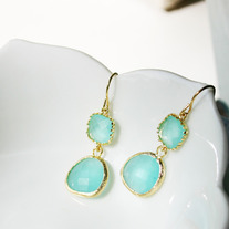 Gemstone Earrings - Choose Color