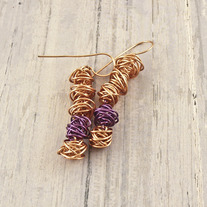 Buddhist RainChain Earrings