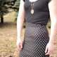 High-waisted Polka-dot Skirt - Thumbnail 1