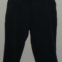 Black Capris-Duo Maternity Size Large  01292