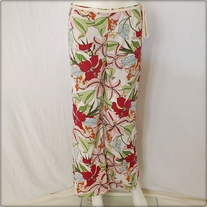 Floral Roxy Cotton Pants
