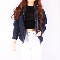 Dark wash denim jacket