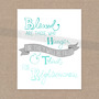 "Blessed are Those" hand-drawn 8x10 scripture print - Thumbnail 1