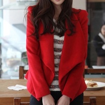 Stylish Woolen Coat with Sash