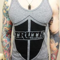 Truth Drum Shield Logo Tank