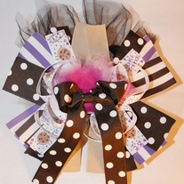 Milk and Cookies Bow