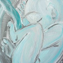 Art Magnet ~ Baby Boy Utero