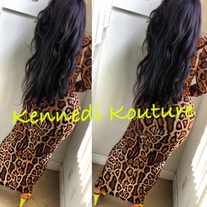 "ANIMAL THOUGHTS" PENCIL MAXI DRESS