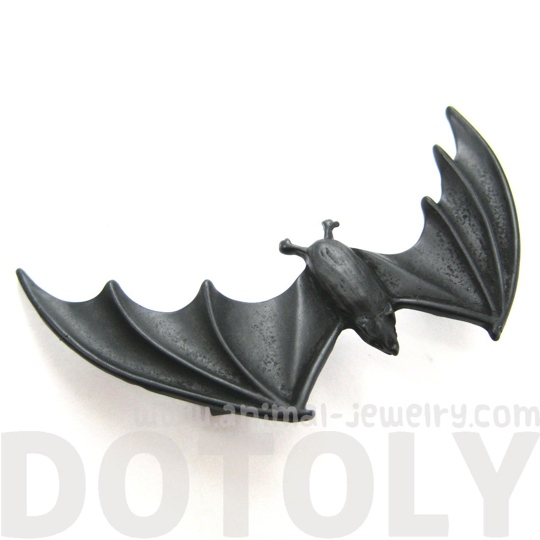 3D Large Realistic Bat Animal Wrap Ear Cuff in Black · DOTOLY Animal