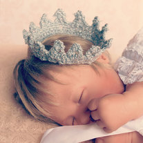 Newborn Crocheted Crown