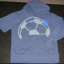 Navy Hooded Sweatshirt-OshKosh Size 10
